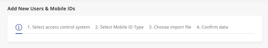 CSV Import Steps
